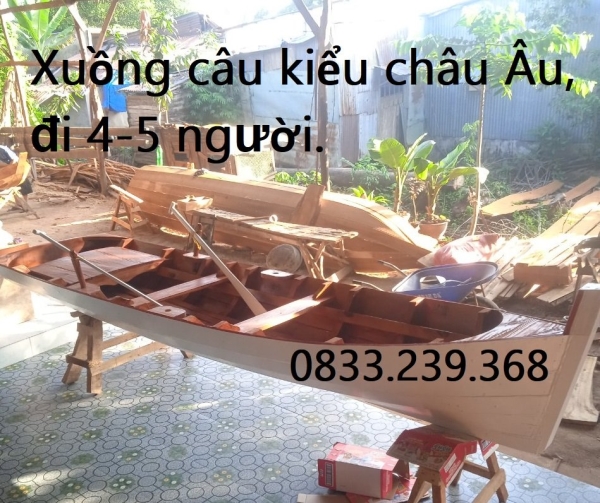 Mô hình thuyền gỗ - Ghe Thuyền Cano Trần Vũ